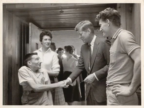 1960 Senator JFK handshake